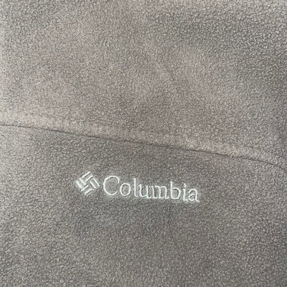 Columbia Bundle Gray Black Mock Neck Fleece Jacket Full Zip Small Lightweight - Picture 4 of 10
